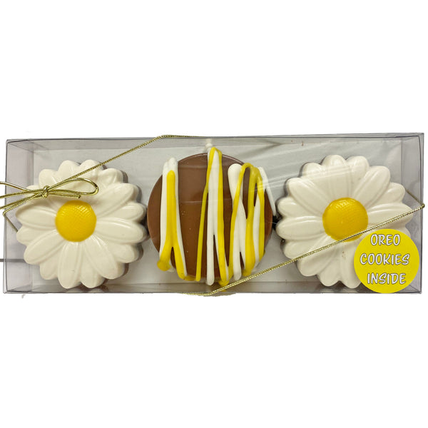 Chocolate Covered Daisy Oreo Cookies 3pc Sunnybrook T Shop