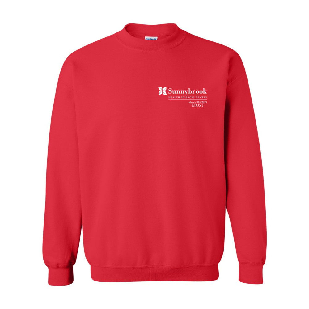 Sunnybrook Crew-Neck Sweatshirt: Red