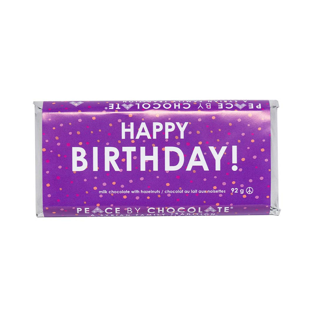 Peace by Chocolate Happy Birthday Bar (92g)