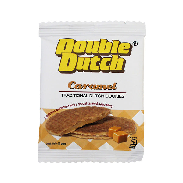 Double Dutch Caramel Traditional Dutch Cookie (32g) Sunnybrook Gift Shop