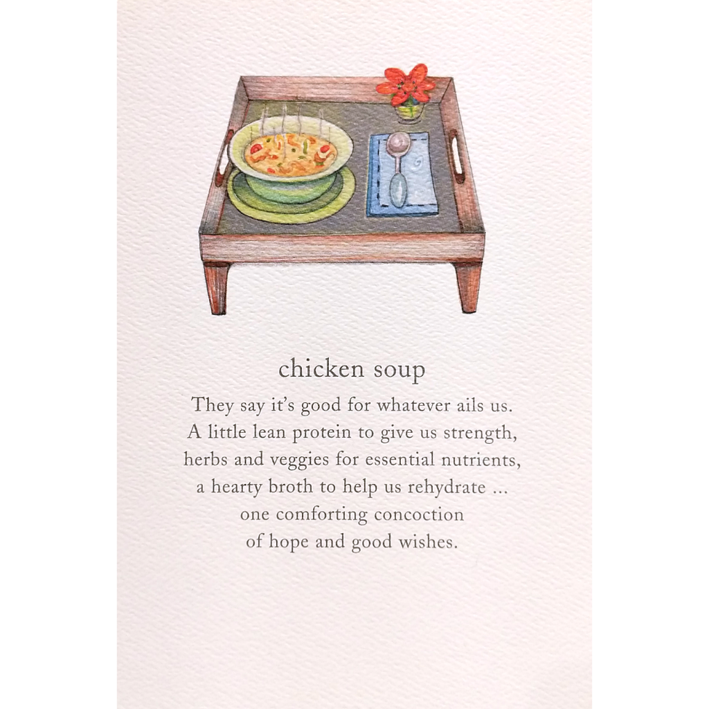 Get Well Card: Chicken Soup