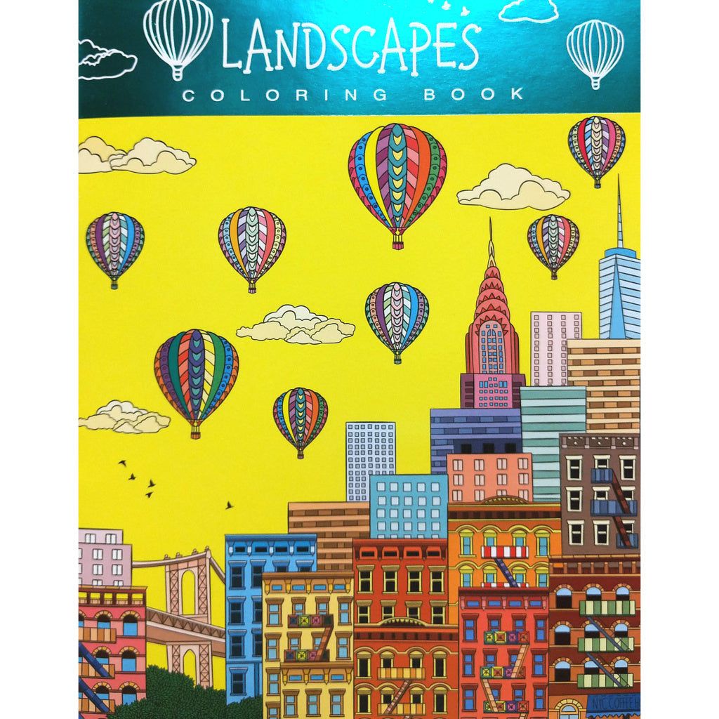 Landscapes Colouring Book