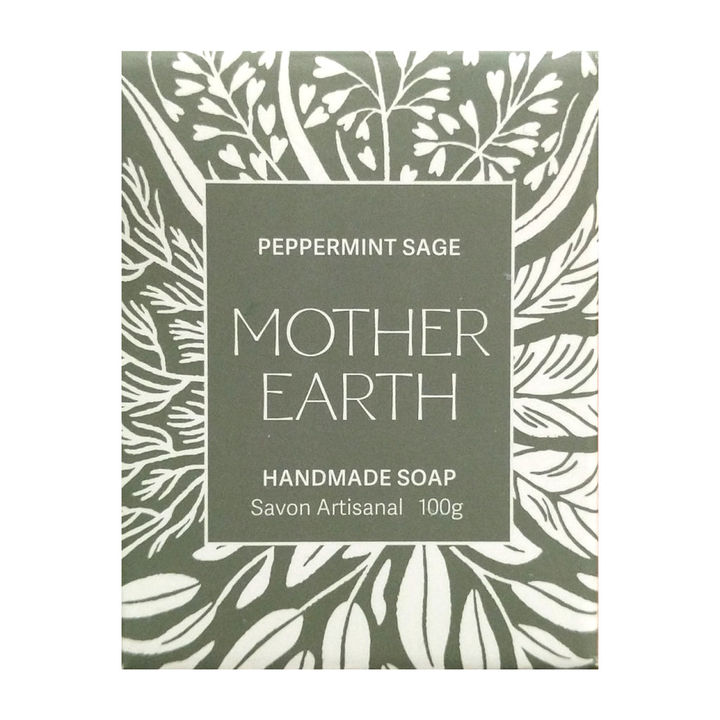 Mother Earth Bar Soap: Peppermint Sage