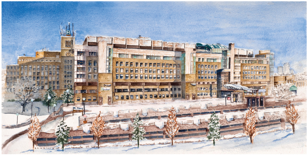 Sunnybrook Hospital - Winter, 10 pack w/ Envelopes