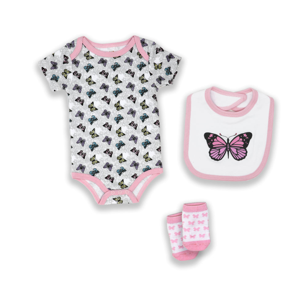 3-Piece Baby Gift Set (Pink)