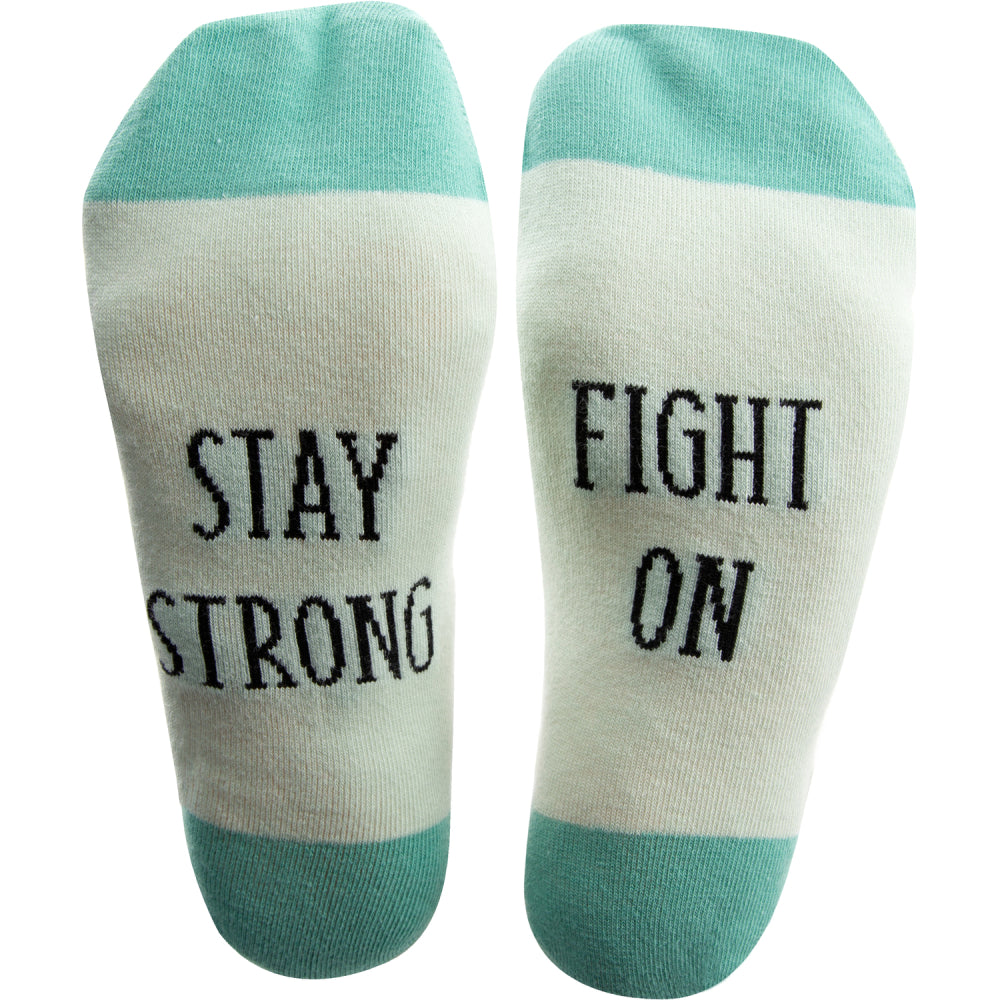 Stay Strong Fight On Socks