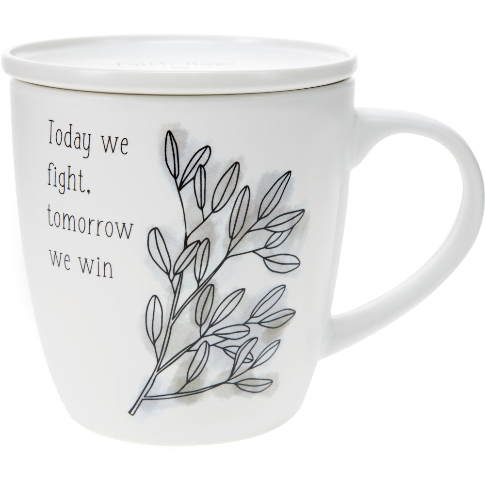 Today We Fight Tomorrow We Win Mug with Coaster Sunnybrook Gift Shop