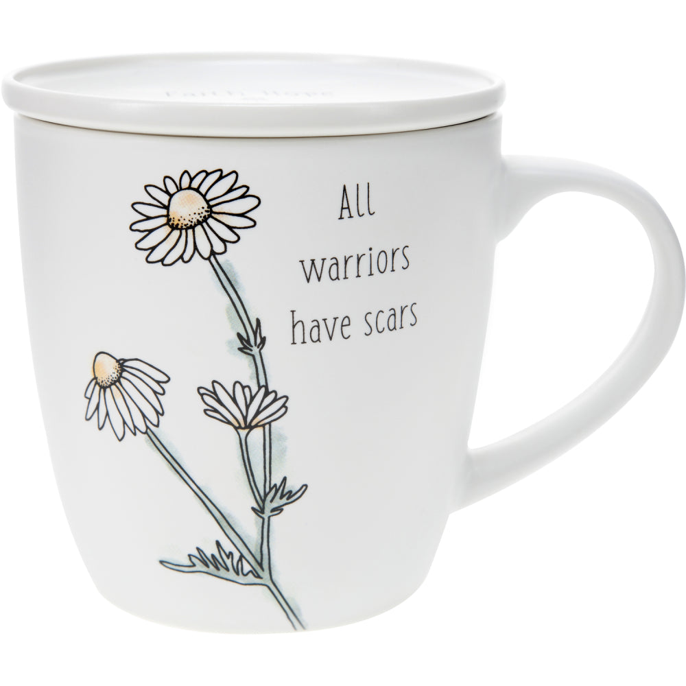 All Warriors Have Scars Mug with Coaster