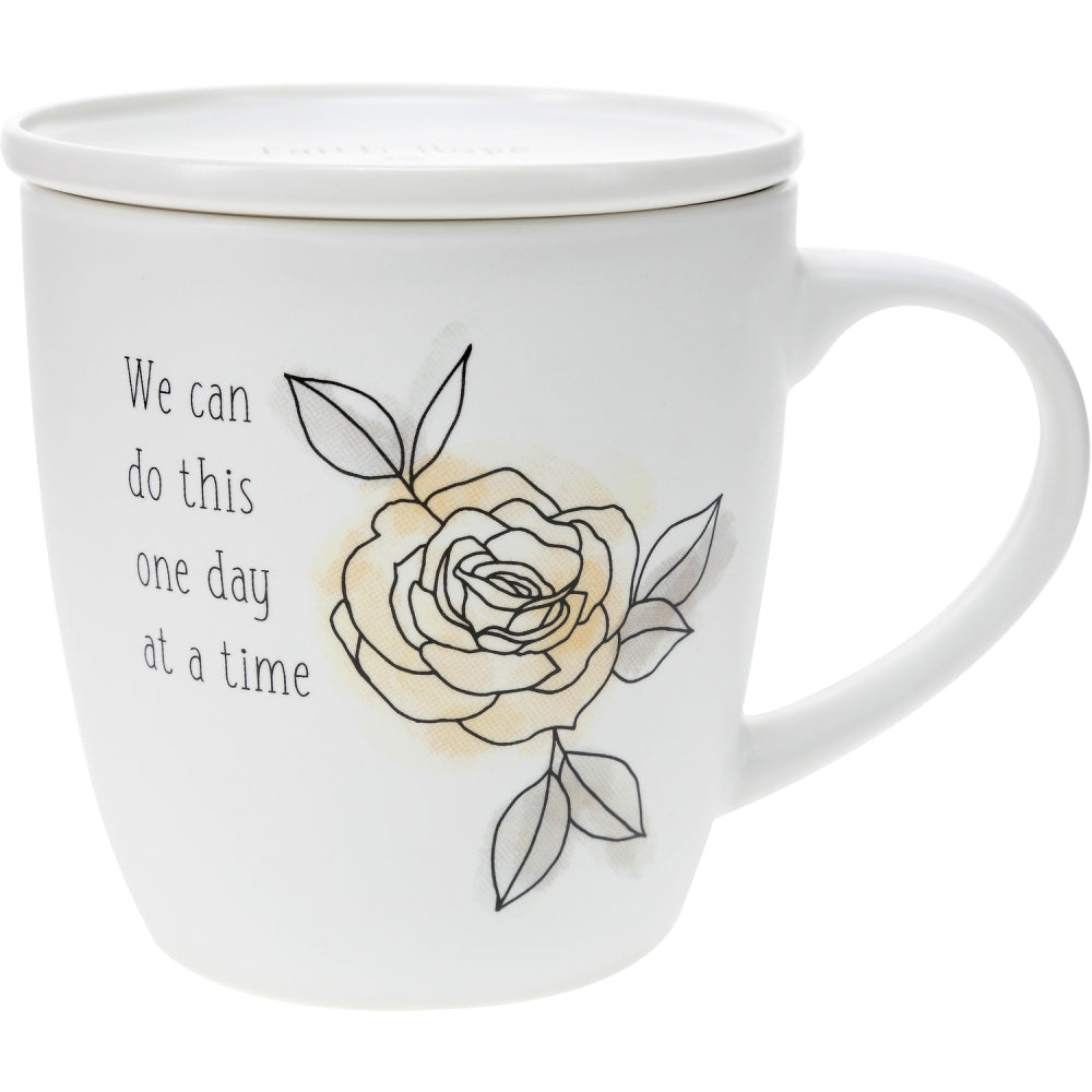 We Can Do This One Day at a Time Mug with Coaster