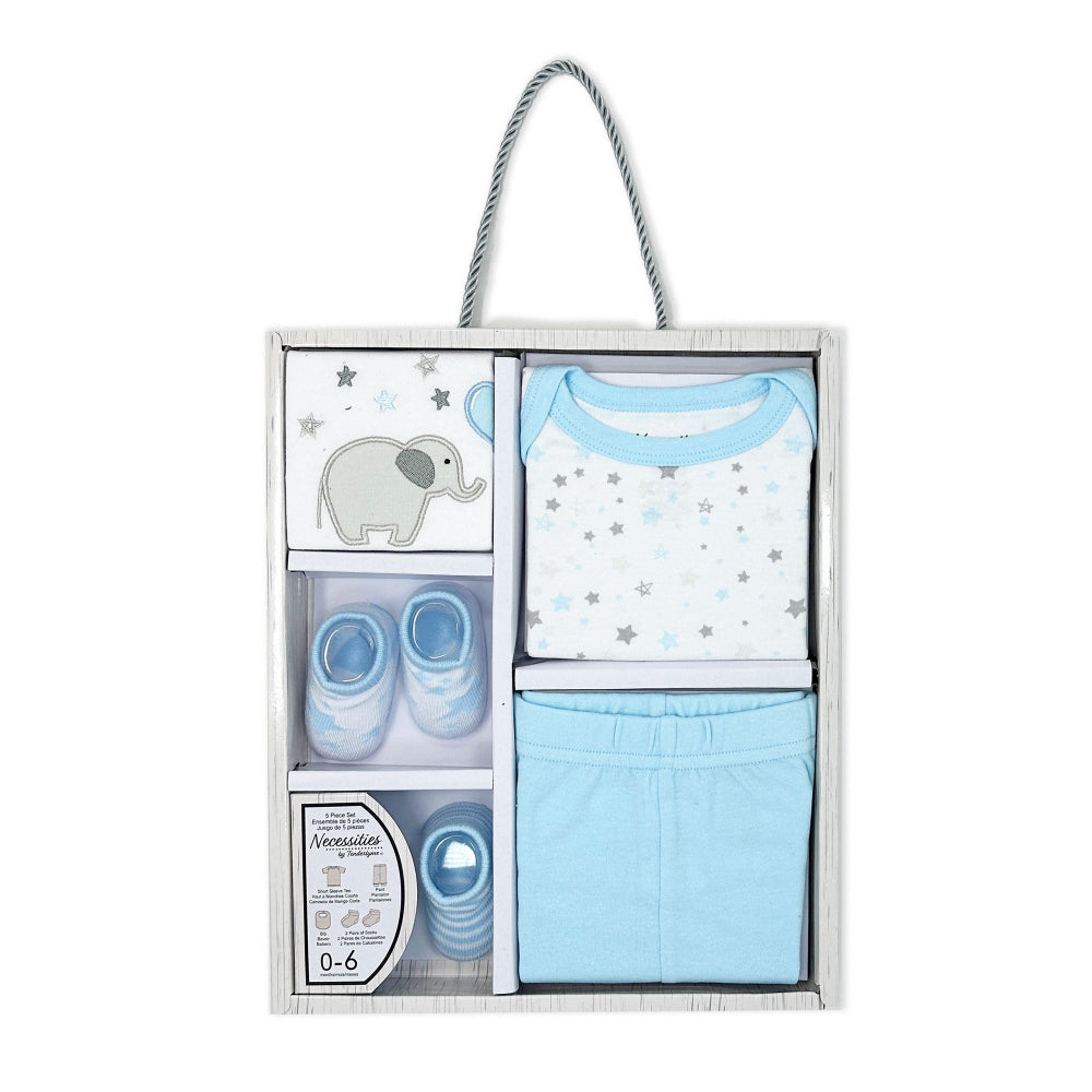 5-Piece Baby Gift Set (Blue)