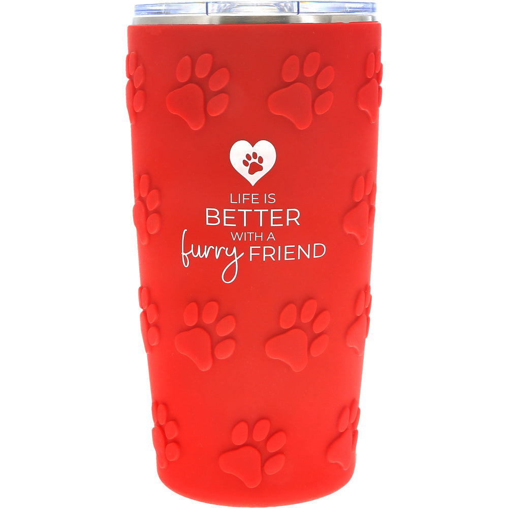 Life is Better with a Furry Friend Travel Tumbler