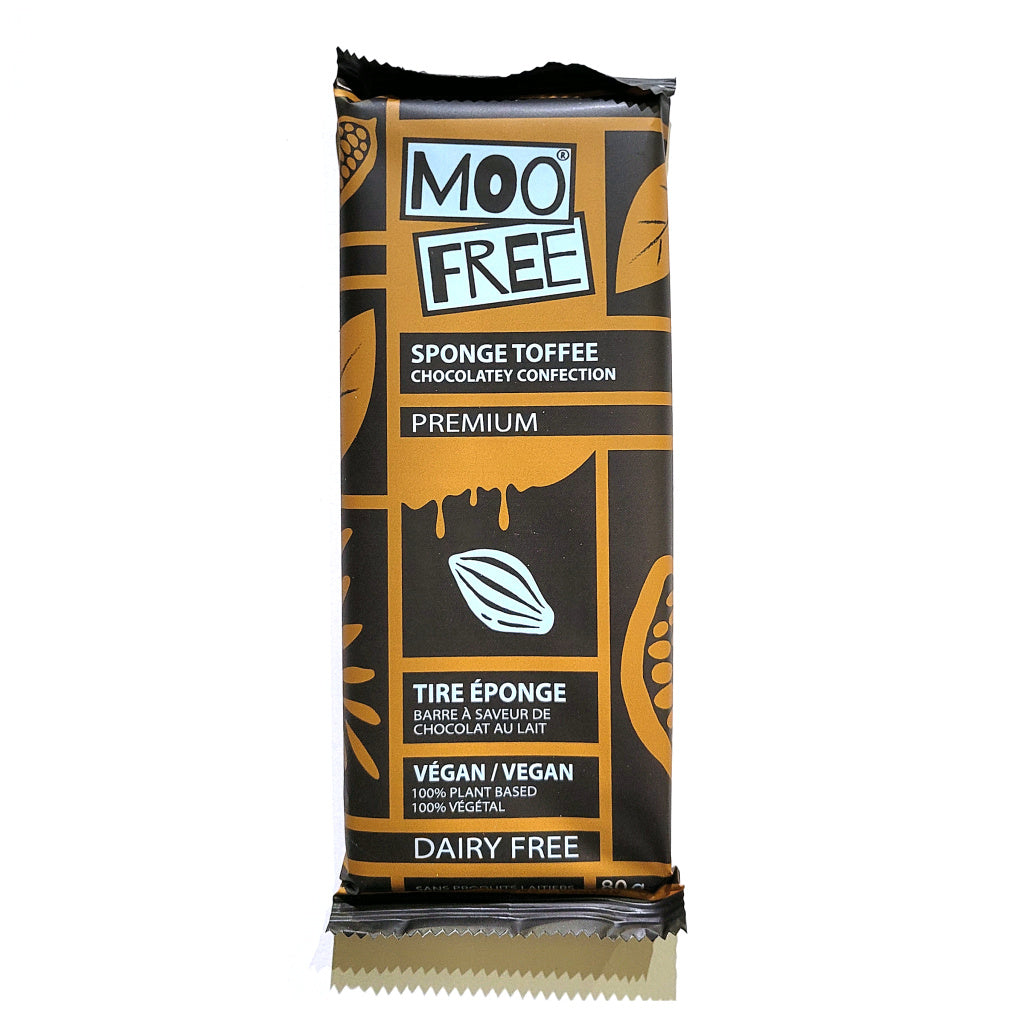 Moo Free Sponge Toffee Candy Bar (80g)