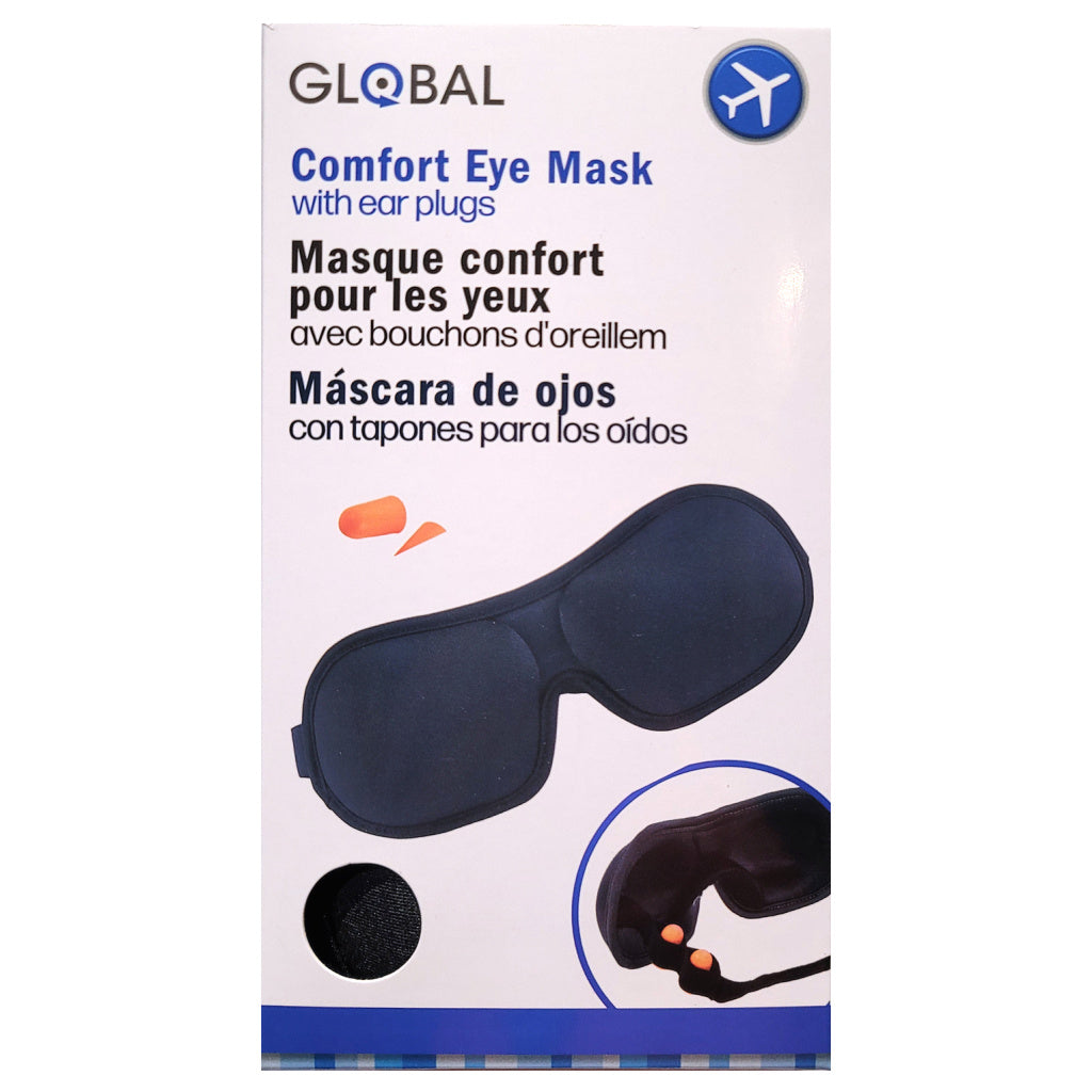 Global Comfort Eye Mask & Ear Plugs