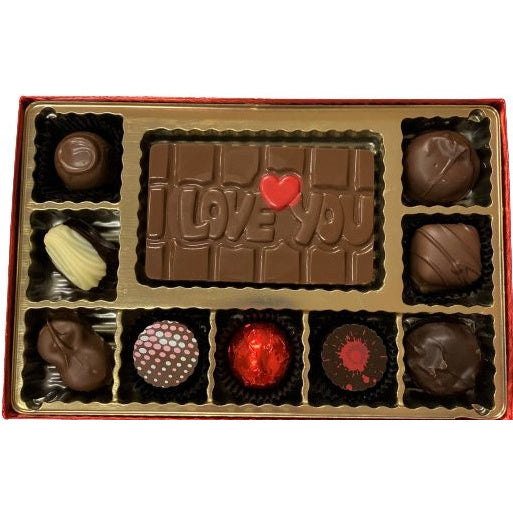 I Love You 10pc Chocolate Box
