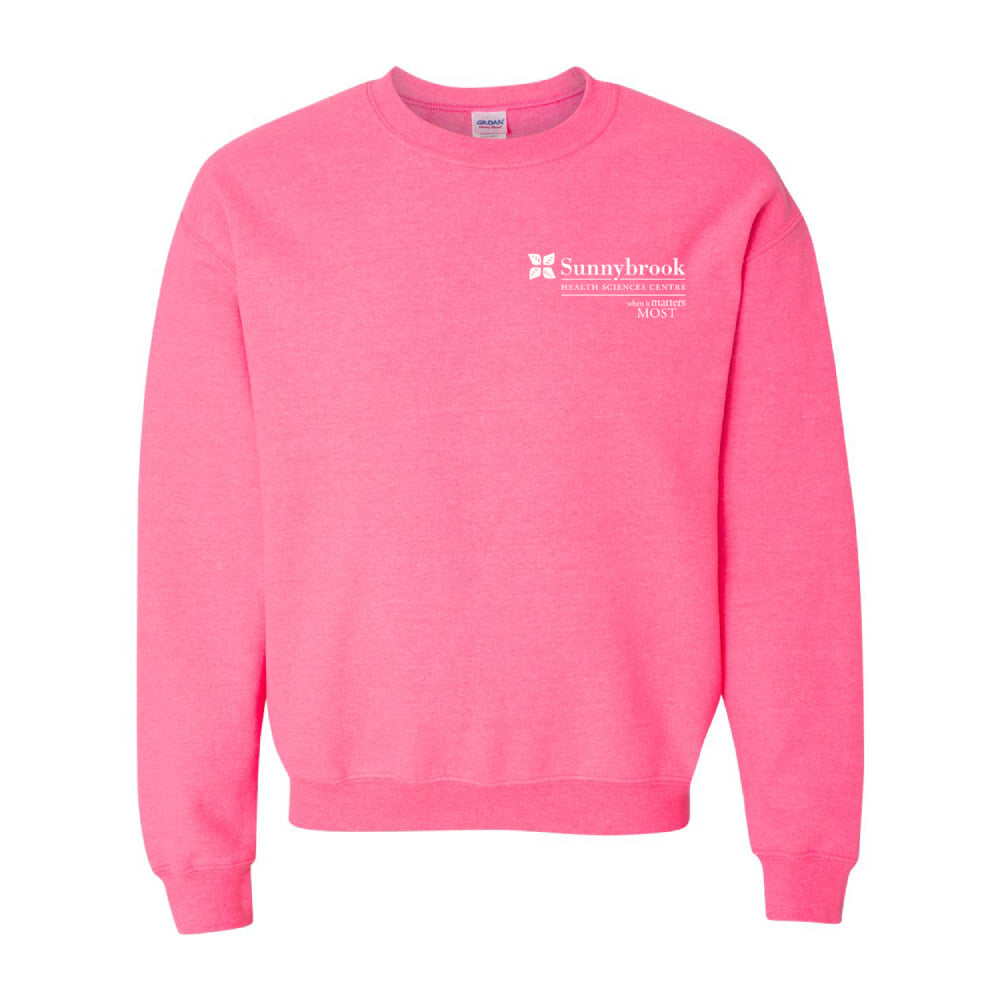 Sunnybrook Crew-Neck Sweatshirt: Safety Pink