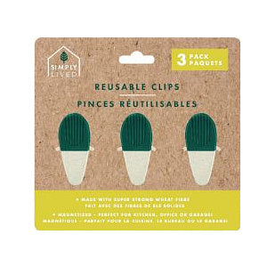 Simply Lived Reusable Bag Clips (3 Pack)