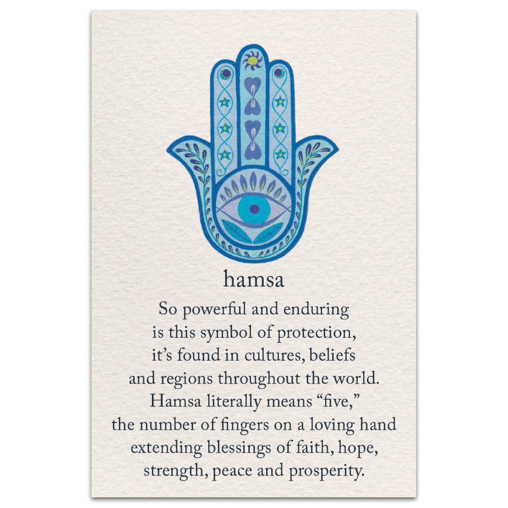 Birthday Card: Hamsa