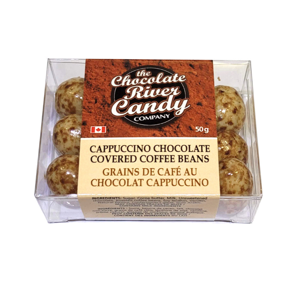 Cappuccino Chocolate Covered Coffee Beans (50g)