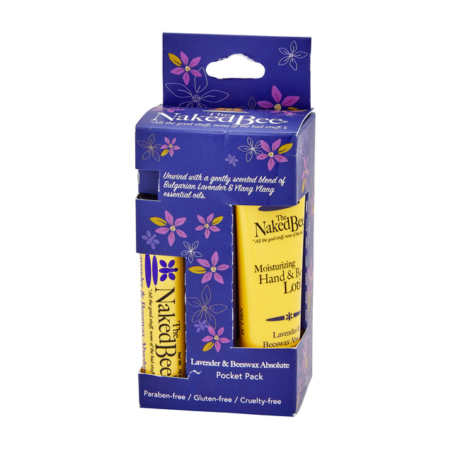 Naked Bee Pocket Gift Pack (Lavender & Beeswax)