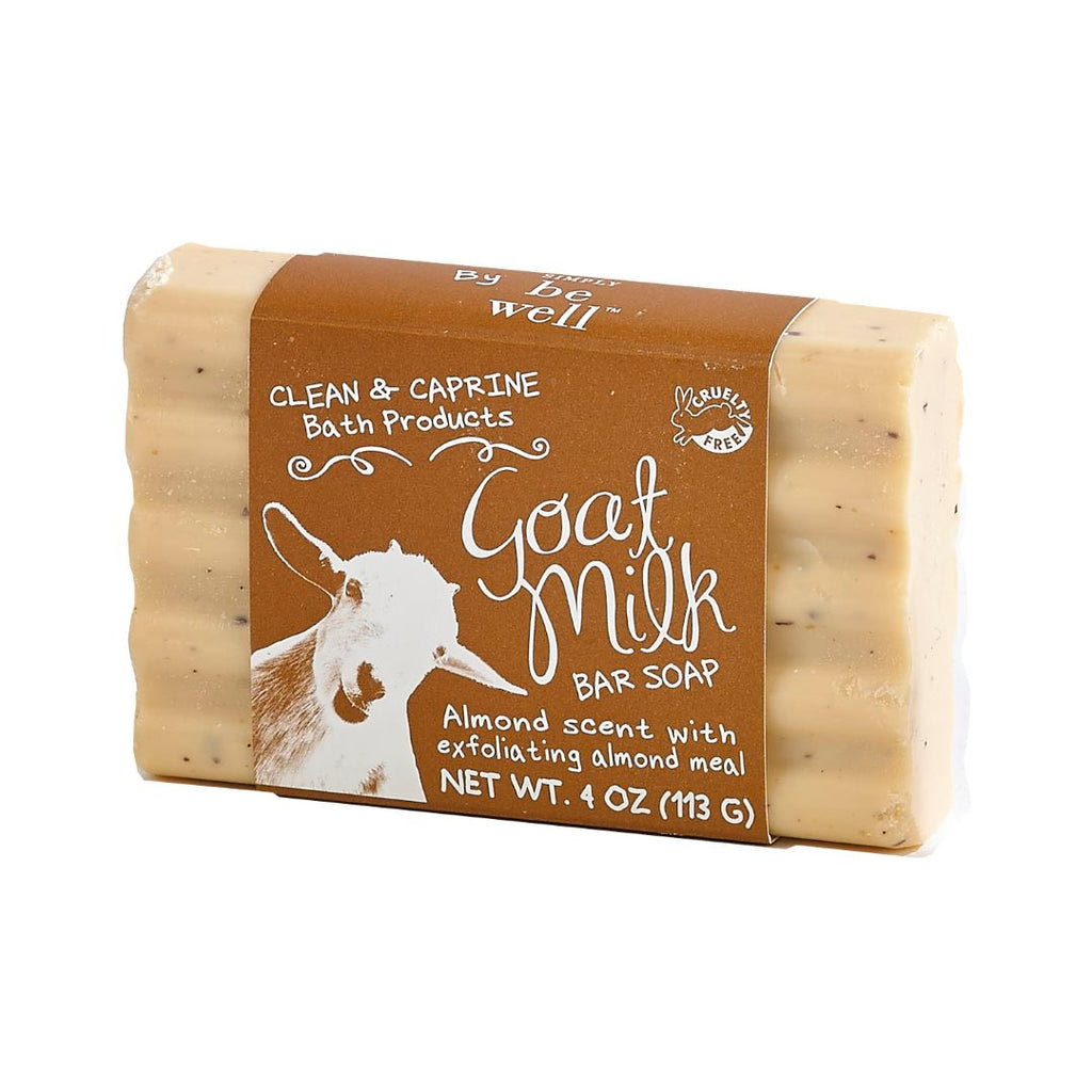 Exfoliating Goat Milk Bar Soap: Almond Meal (113g)