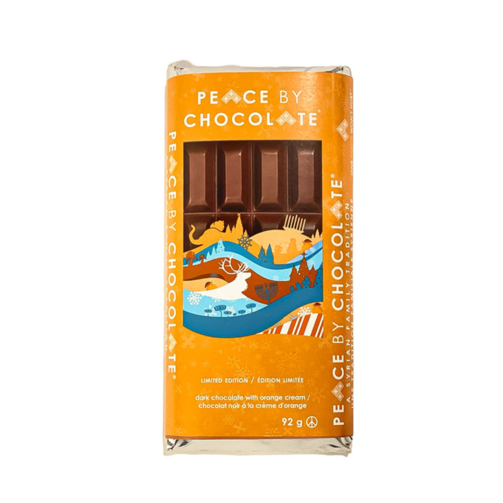 Peace By Chocolate Holiday Bar Orange Cream (92g)