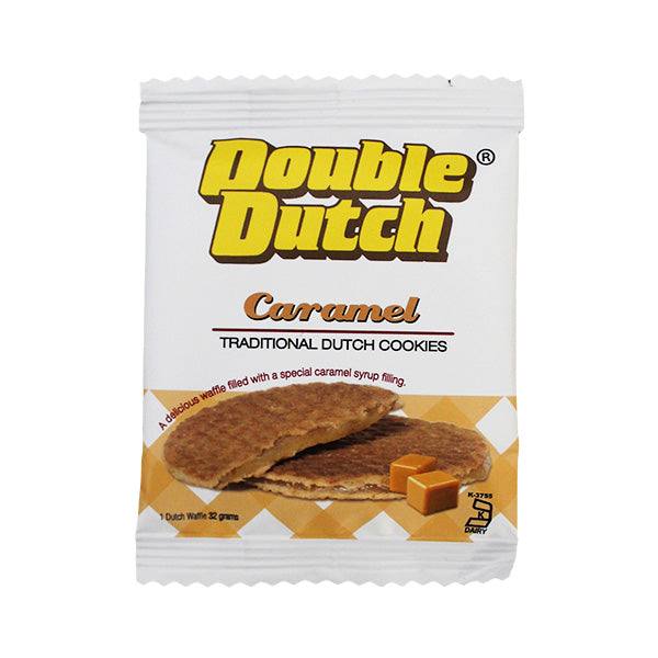 Double Dutch Caramel Traditional Dutch Cookie (32g)