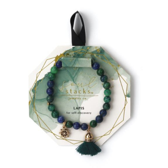 Soul Stacks Bracelet: Lapis (Self-Discovery)