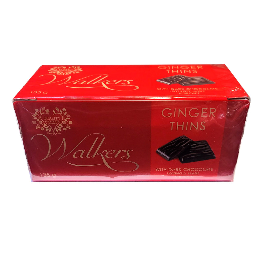 Walkers Dark Chocolate Ginger Thins (135g)