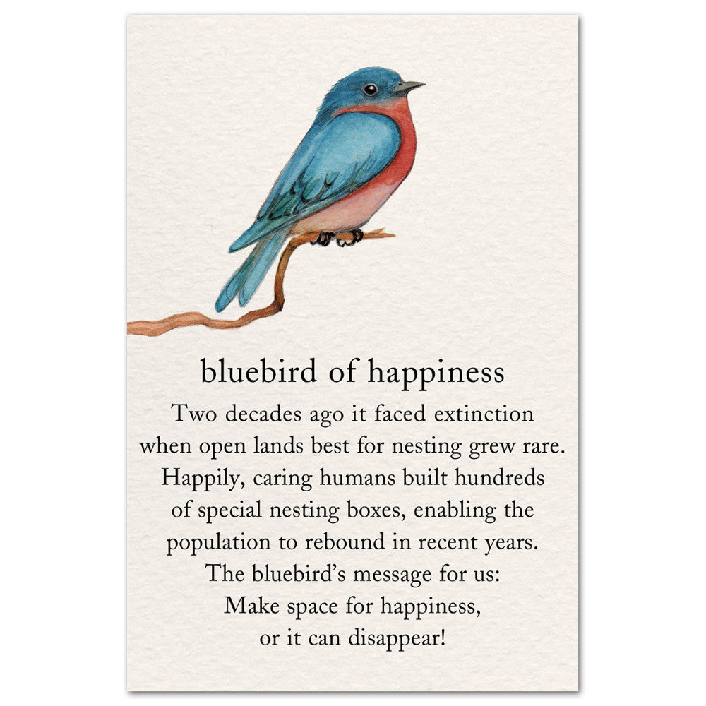 Card: Bluebird of Happiness