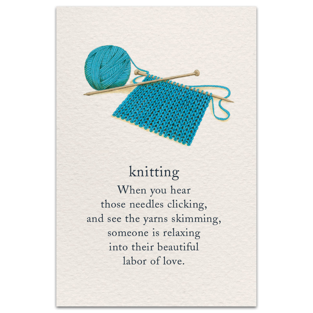 Card: Knitting