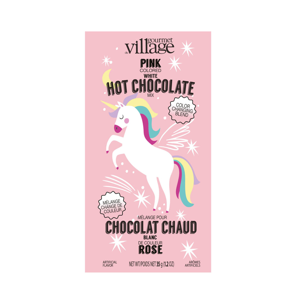 Colour-Changing Unicorn White/Pink Hot Chocolate Packet (35g)