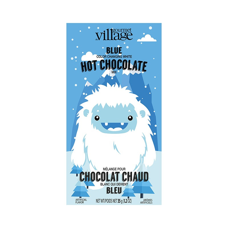 Colour-Changing Yeti White/Blue Hot Chocolate Packet (35g)