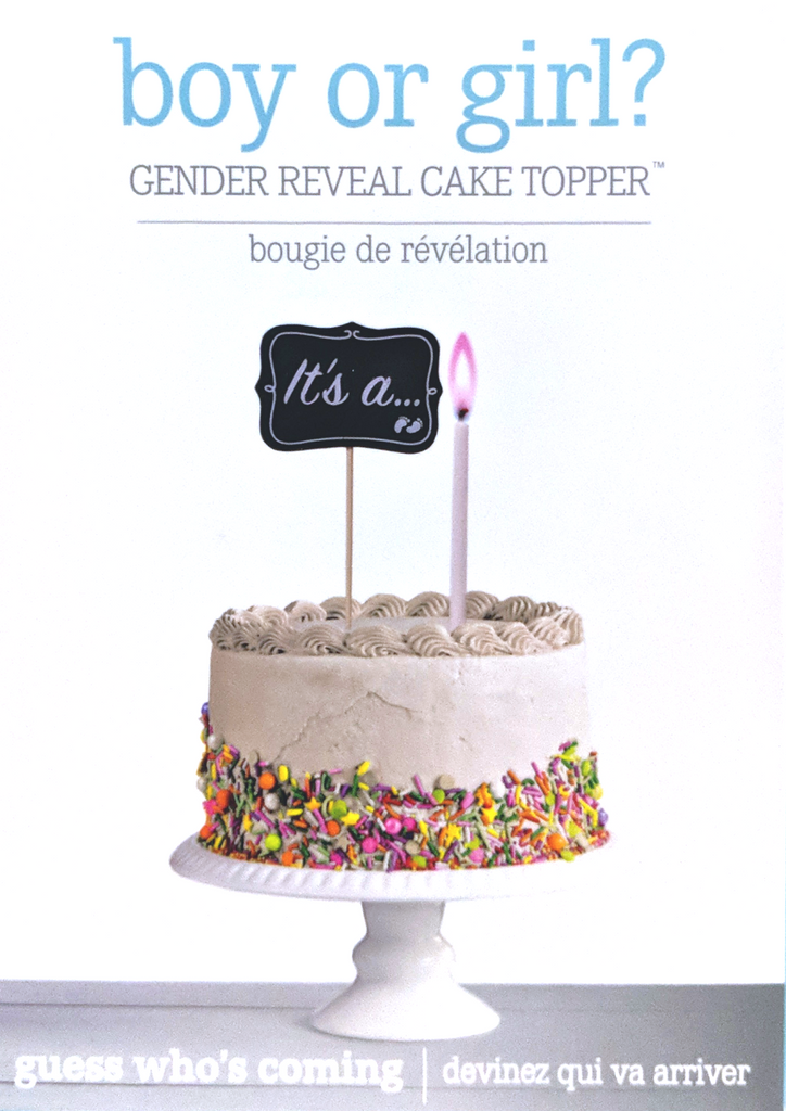 Gender Reveal Cake Topper