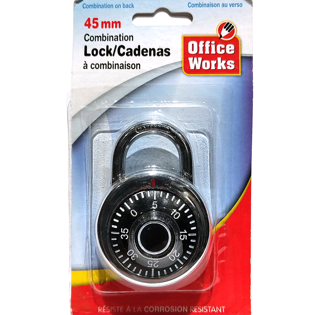 45mm Combination Lock