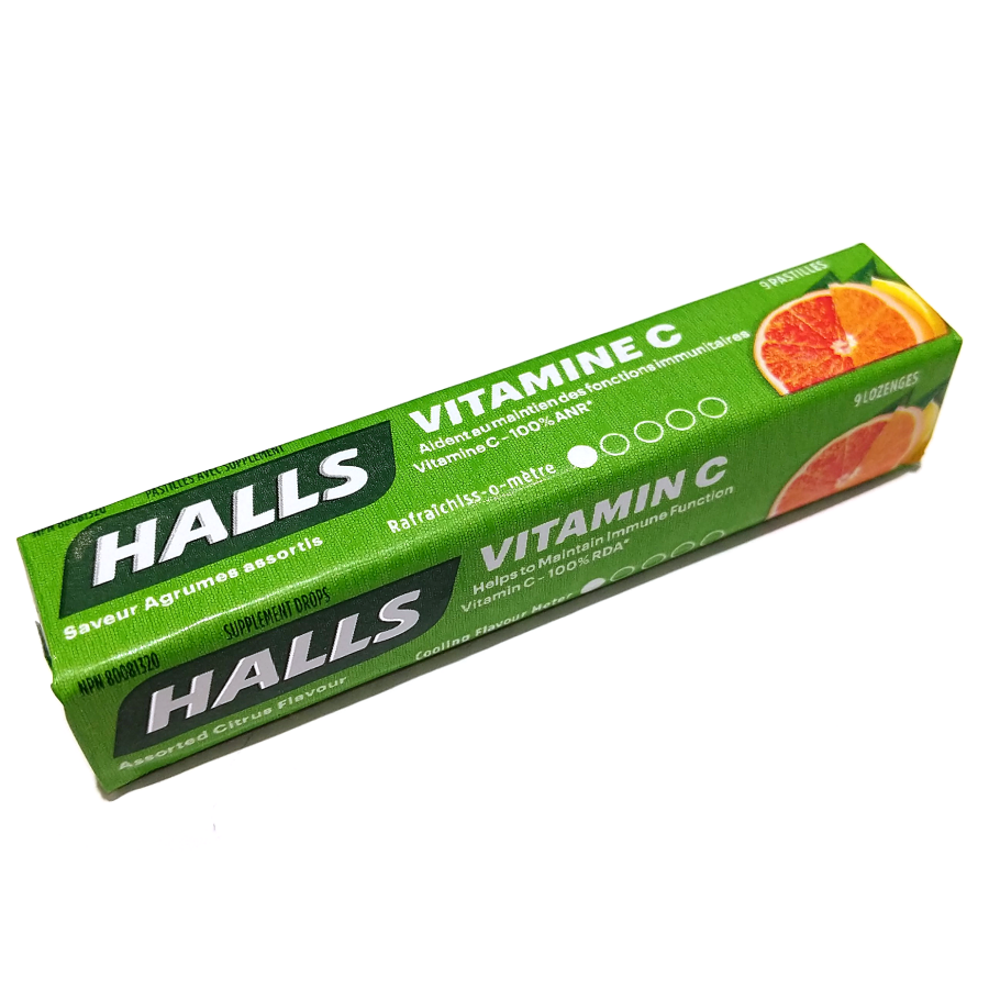 Halls Vitamin C Lozenges (9pc)