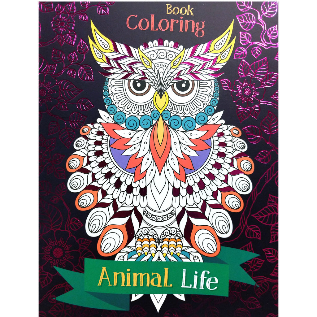 Animal Life Colouring Book