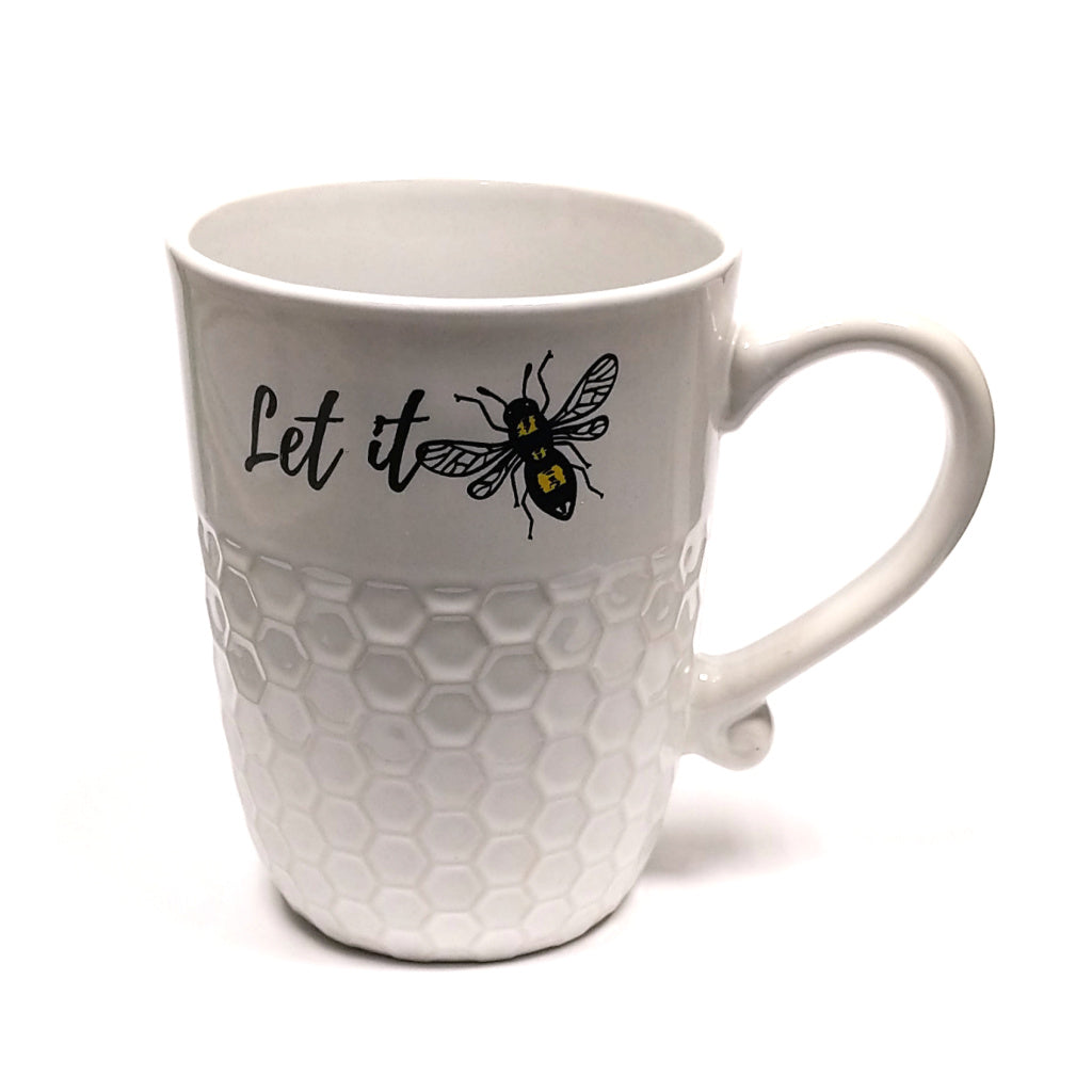 Let It Bee Honeycomb Mug