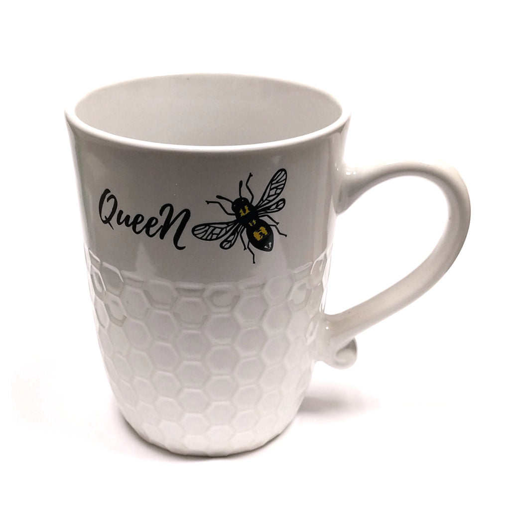 Queen Bee Honeycomb Mug