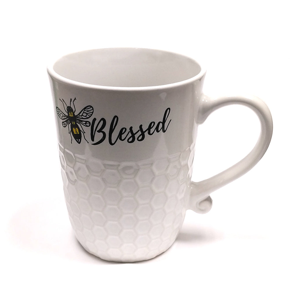 Bee Blessed Honeycomb Mug