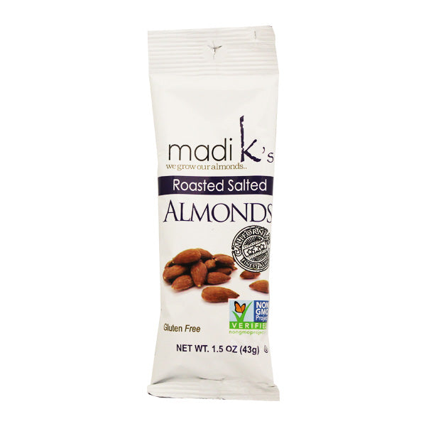 Madi K's Roasted Salted Almonds (43g)