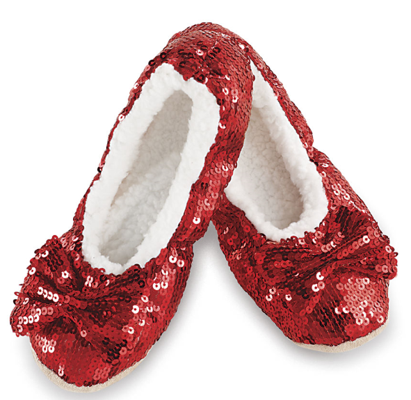 Snoozies! Slippers: Ballerina Bling (Red)