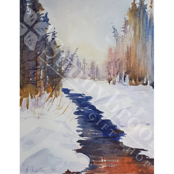 Winter Stream, by Heather Thornton (Bar 11)