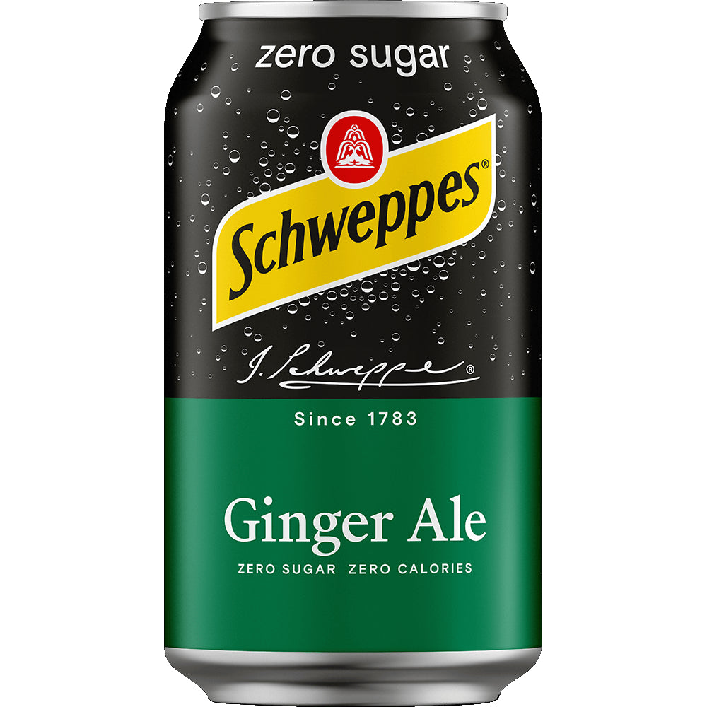 Schweppes Ginger Ale Zero Sugar (355ml)
